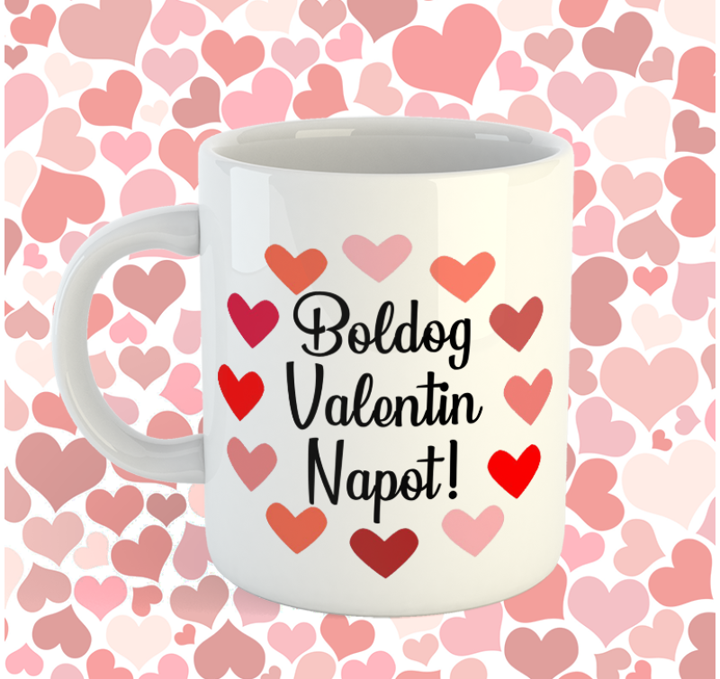 Boldog Valentin Napot skodelica