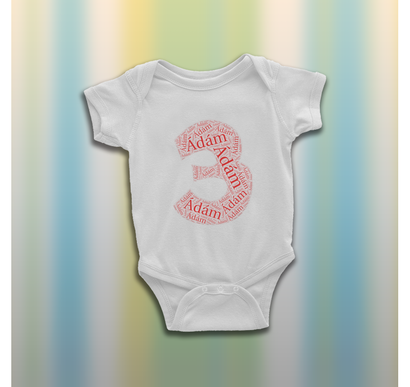 wordartos baba body - egyedi in