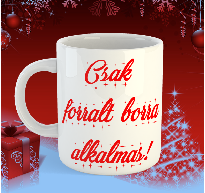 Csak forraltborra alkalmas skodelica