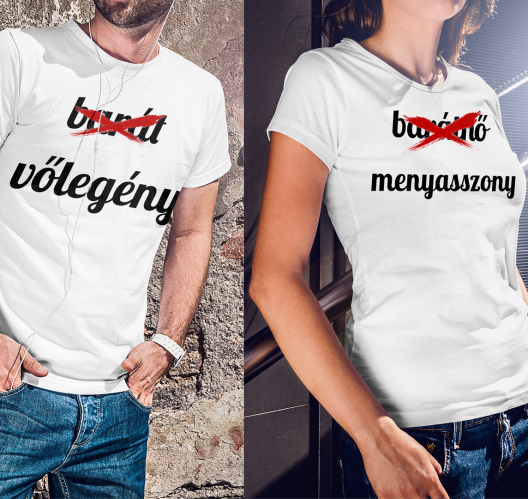 in menyasszony majica