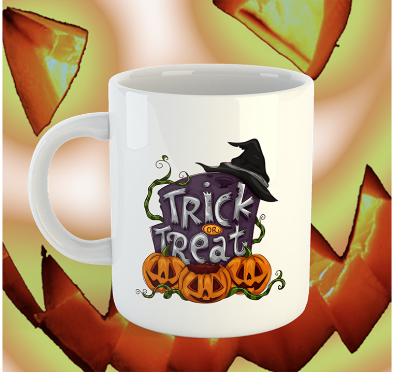 Halloweenes Trick or Treat skodelica
