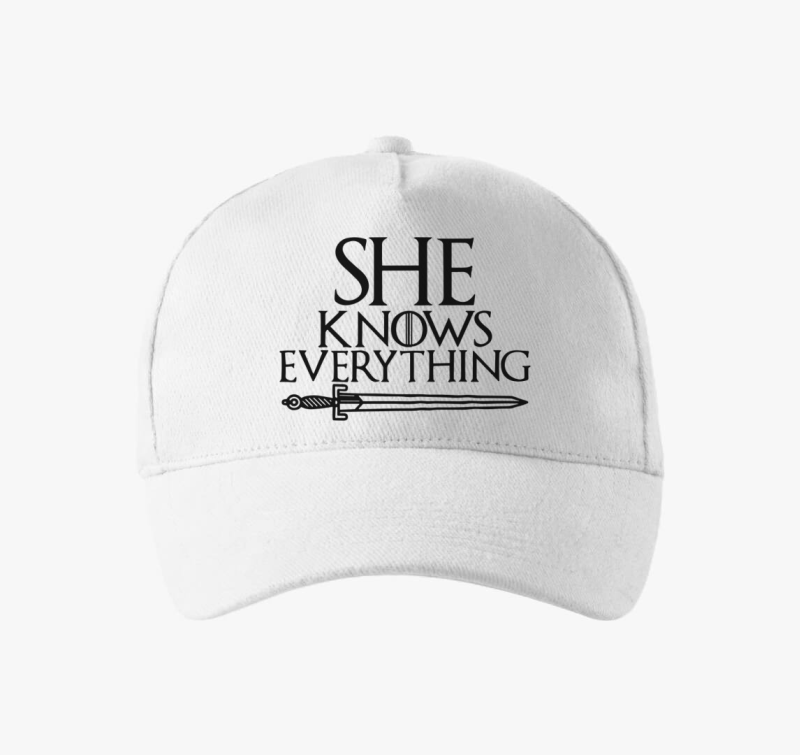 She Knows everything bejzbolska kapa