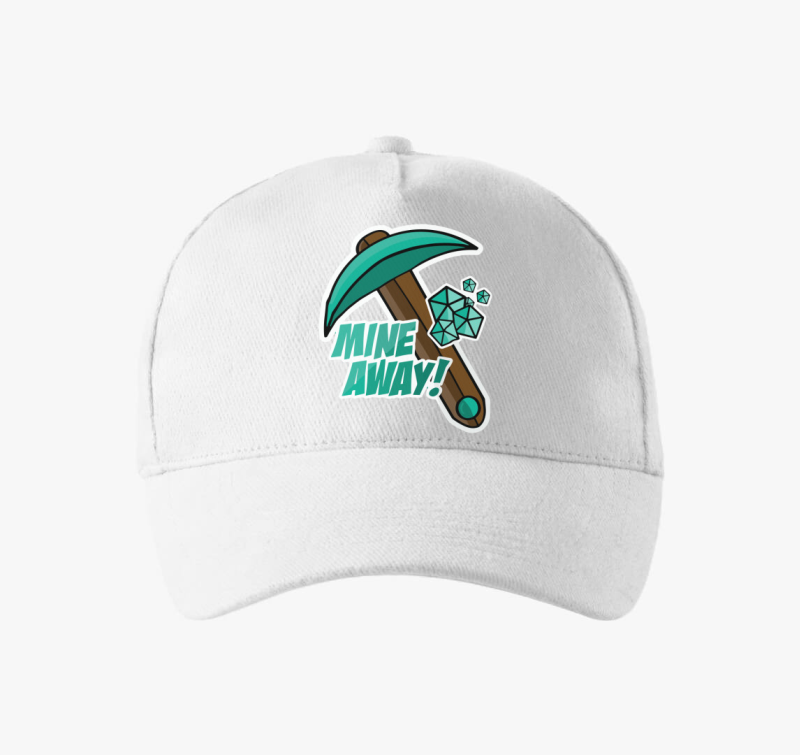 Minecraft mine away bejzbolska kapa