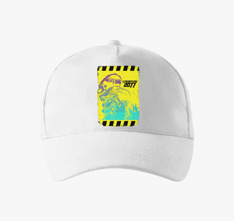 Cyberpunk 2077 plakat bejzbolska kapa