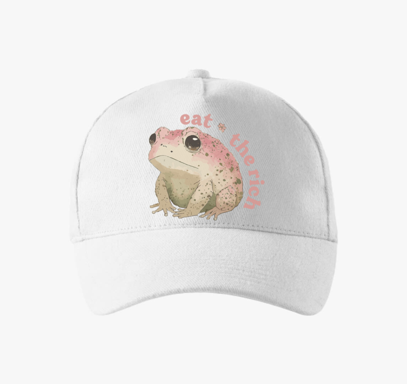 eat the rich pink bejzbolska kapa