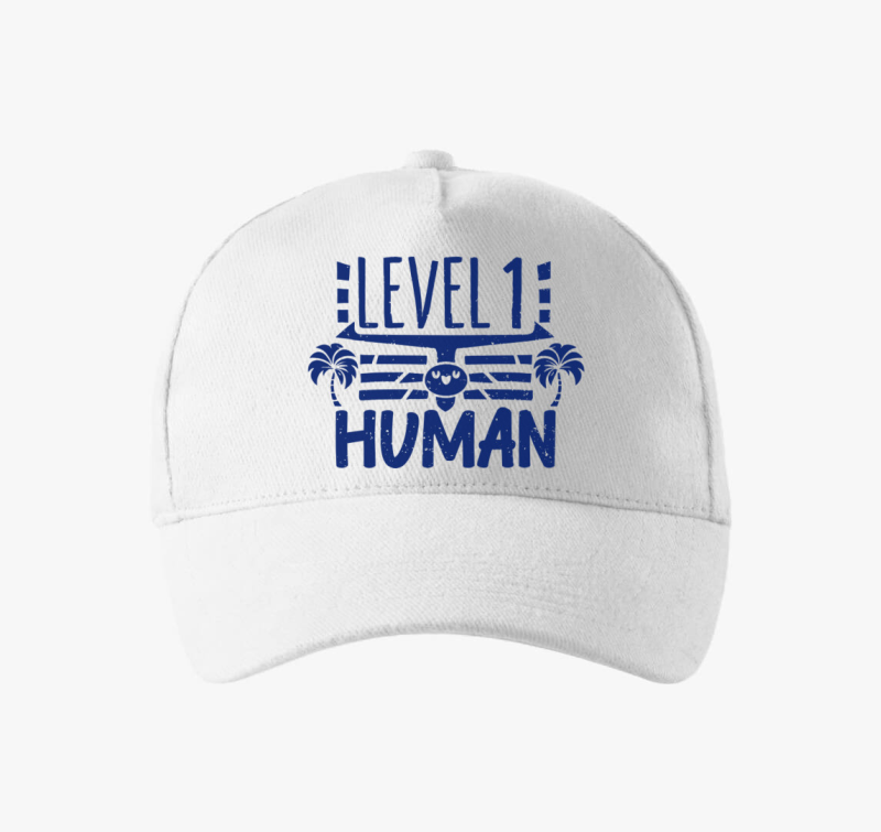 Level 1 Human modra bejzbolska kapa