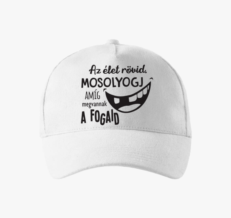 kratek. Mosolyogj megvannak fogaid bejzbolska kapa