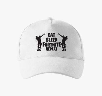 Eat sleep Fortnite repeat gamer bejzbolska kapa