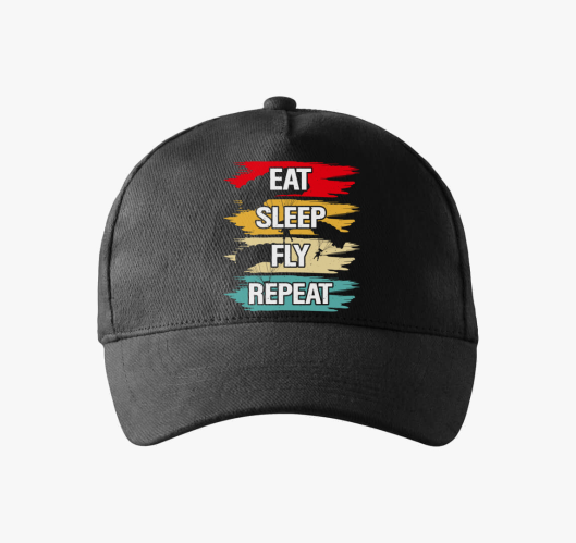Eat sleep fly repeat bejzbolsk...