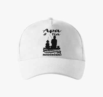 Oče in fia bejzbolska kapa