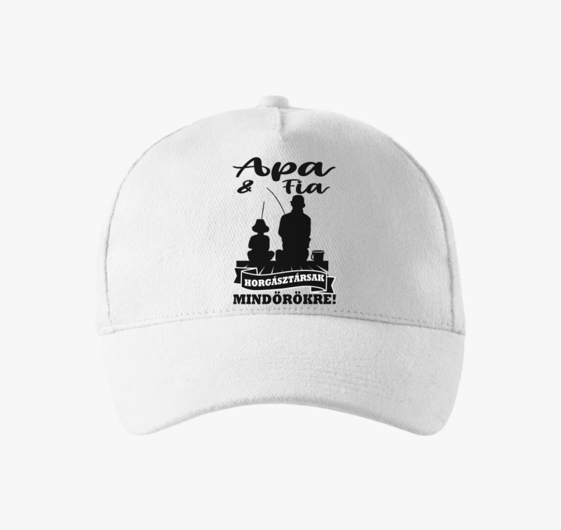 Oče in fia bejzbolska kapa