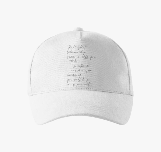 Feliratos bejzbolska kapa