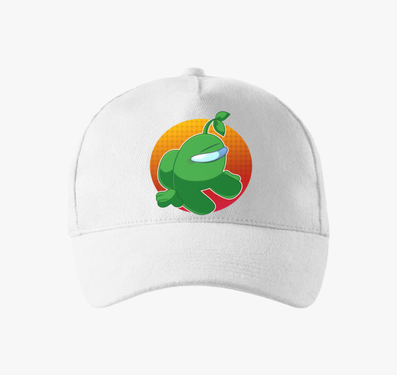 Among Us zelena bejzbolska kapa