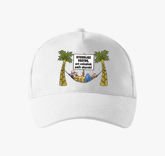 Upokojeni sem bejzbolska kapa ...