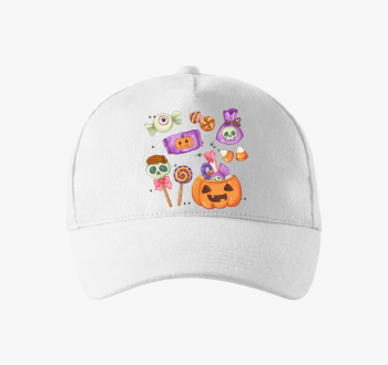 Halloween cukorka bejzbolska kapa