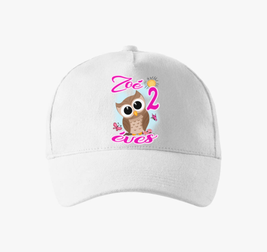 Bagoly gyerek bejzbolska kapa