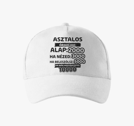 Asztalos munka bejzbolska kapa