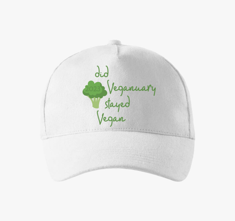 Did Veganuary 2023 brokkolis (zelena bejzbolska kapa