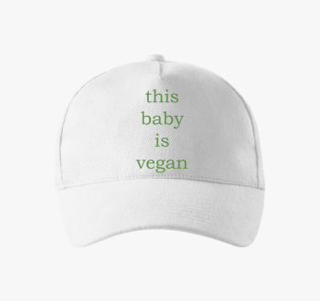 This baby is vegan (zelena bejzbolska kapa