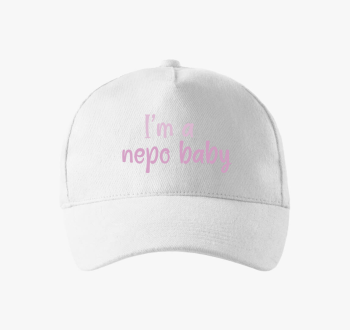 I'm nepo baby (roza) feliratos bejzbolska kapa