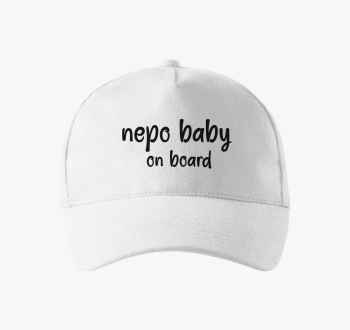 nepo baby on board feliratos bejzbolska kapa