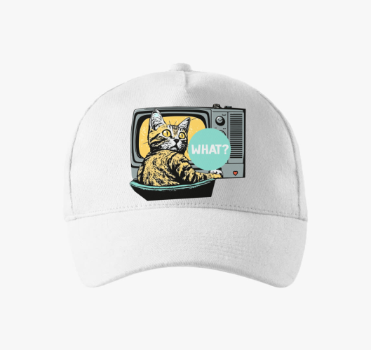 Macska WHAT bejzbolska kapa