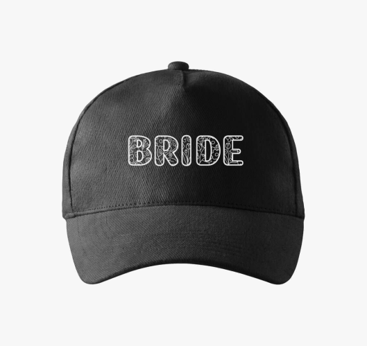 Bride bela bejzbolska kapa