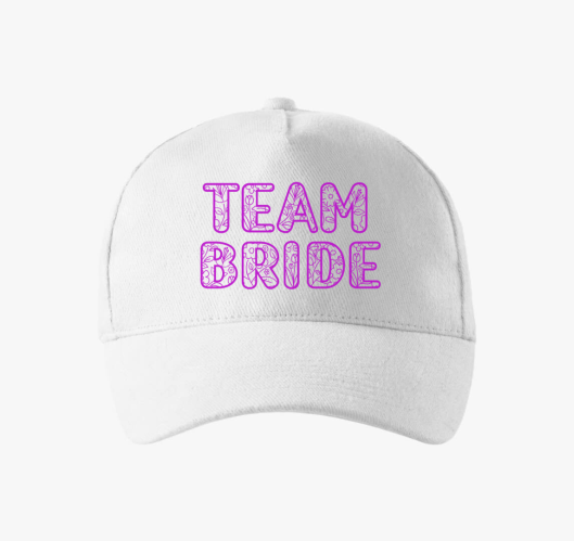 TEAM Bride pink bejzbolska kap...