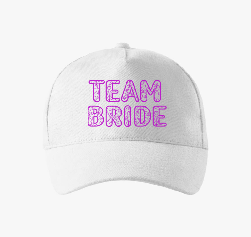 TEAM Bride pink bejzbolska kapa