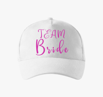 TEAM Bride pink sziv...