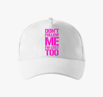 dont follow me pink bejzbolska kapa