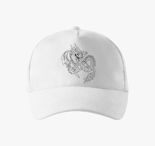 Vonalrajzolt bejzbolska kapa