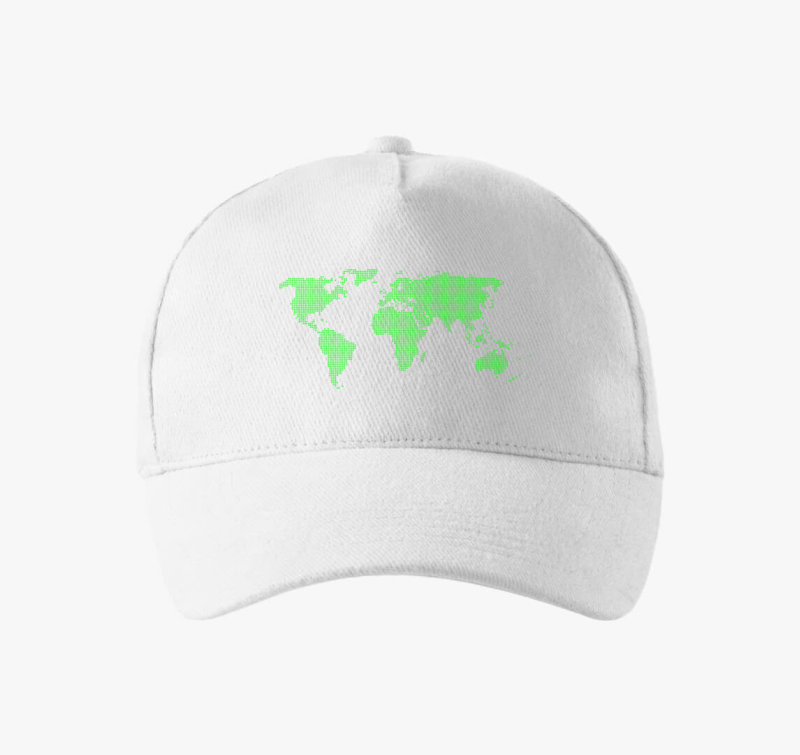 Pontozott zelena bejzbolska kapa