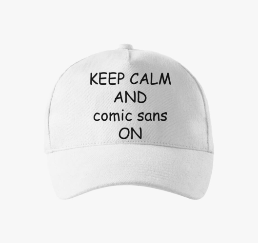 keep calm comic sans bejzbolsk...