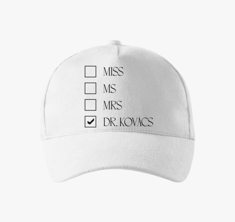 Dr egyedi bejzbolska kapa