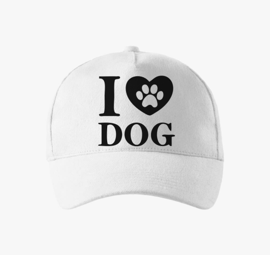 I love dog bejzbolska kapa