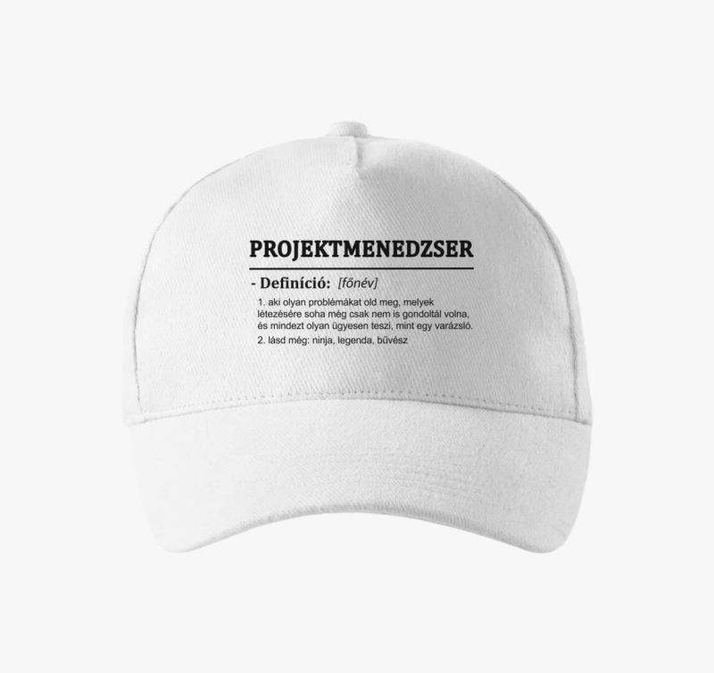 Projektmenedzser bejzbolska kapa