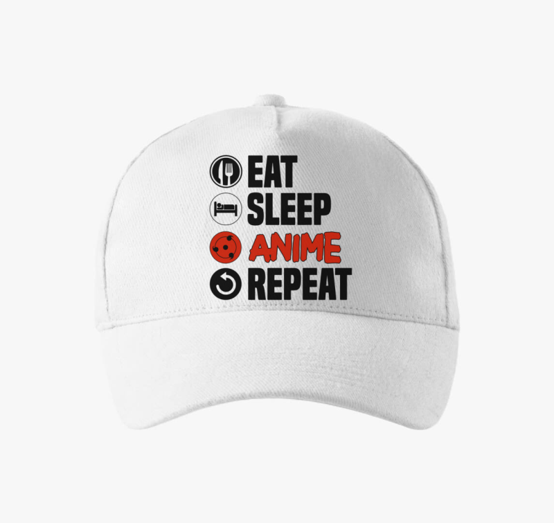 Eat sleep anime repeat bejzbolska kapa