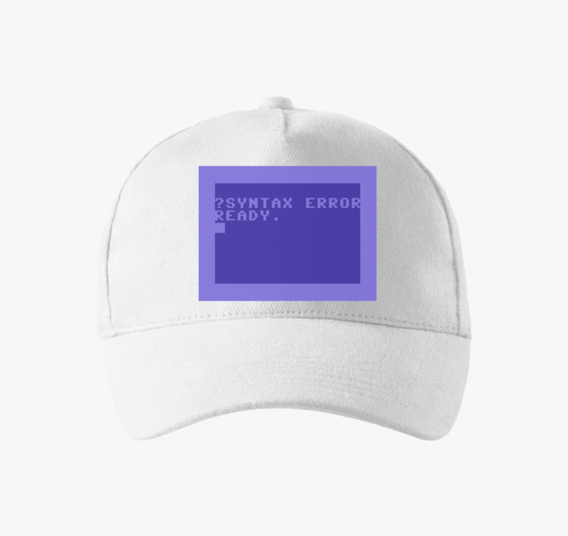 Commodore 64 (C64) bejzbolska kapa - Syntax error