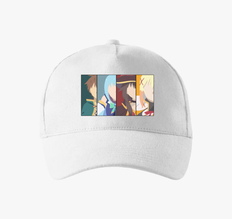 Konosuba karakterek bejzbolska kapa