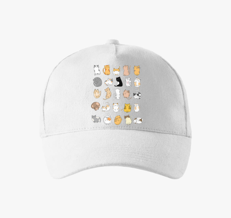 Sok-sok cuki cica bejzbolska kapa