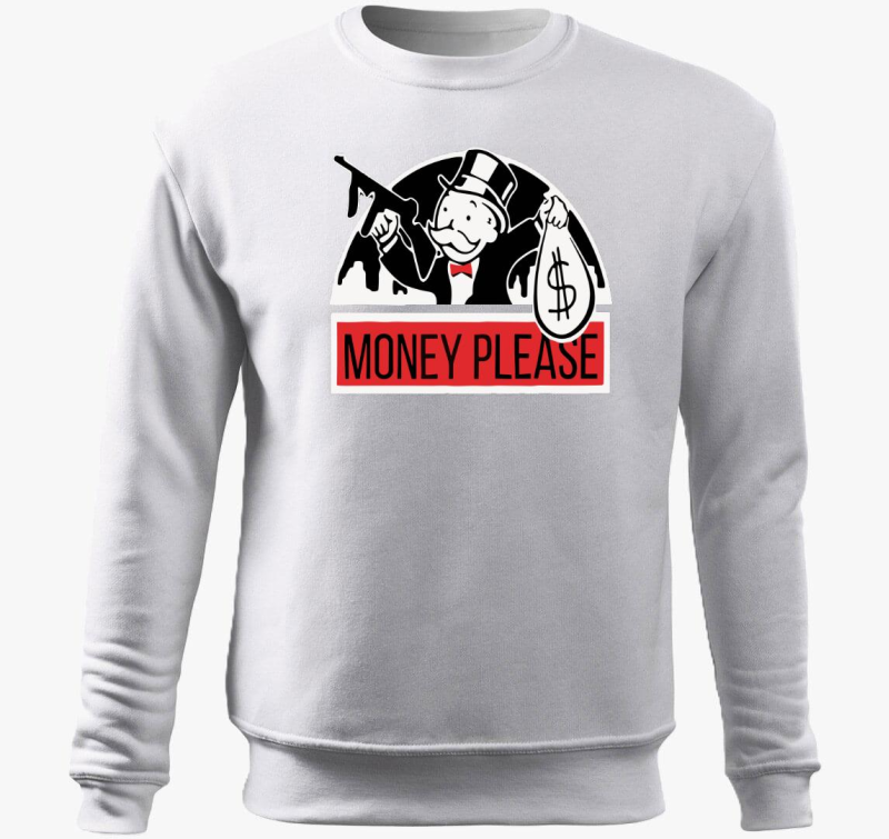 Monopoly Money Please pulover s kapuco