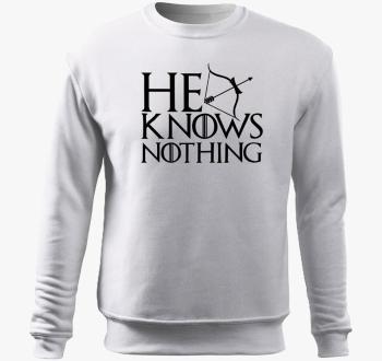 He knows nothing pulover s kapuco