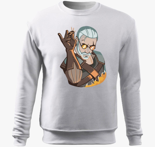 Witcher cook pulover s kapuco