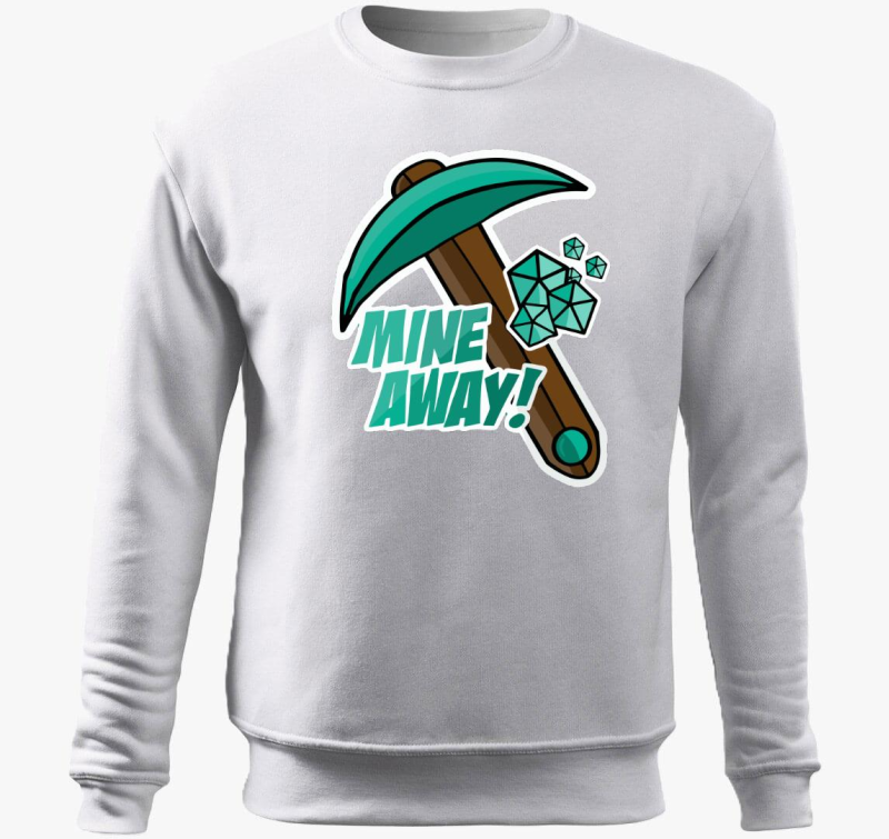 Minecraft mine away pulover s kapuco