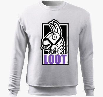 Fornite Loot purple pulover s kapuco