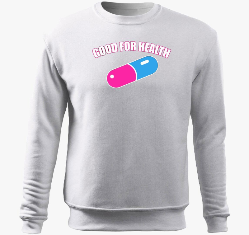 Good for health pulover s kapuco