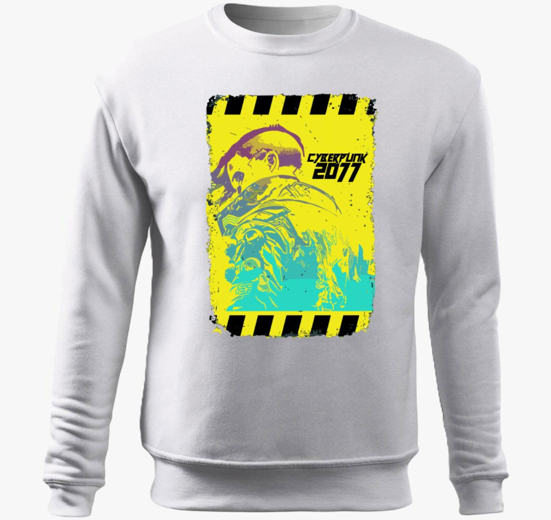 Cyberpunk 2077 plakat pulover s kapuco