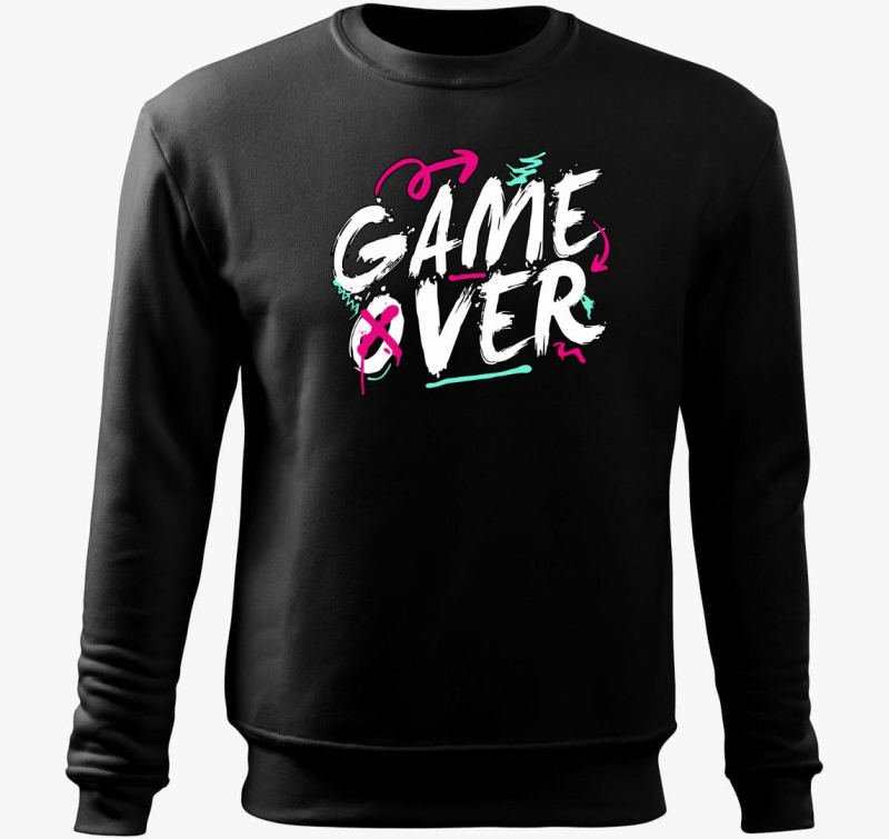 GameOver feliratos pulover s kapuco