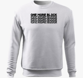 Minecraft one more block pulover s kapuco